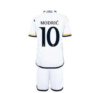 SOCCER JERSEY KIDS KIT REAL MADRID HOME 23-24 MODRIC #10